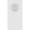 Ekena Millwork Standard Foster Flower Plinth Block With Square Edge, 5"W x 10"H x 3/4"P PBP050X100X075FOS09 - alternate 3